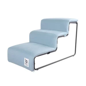 ibiyaya Everest Luxury Dog Stairs for Bed & Couch,  Foldable Pet Steps for Small Dogs