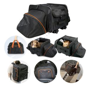 JetPaw Expandable In-Cabin Pet Carrier Backpack – Airline-Approved Small Dog & Cat Carrier
