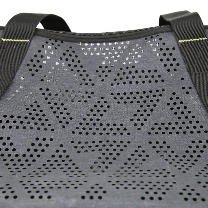 ibiyaya Breezy Dachshund Tote Bag with Safety Tether, Auto-locking Zipper and Ventilation