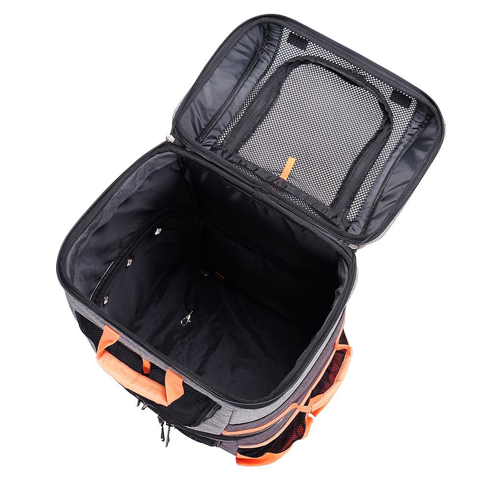 ibiyaya Double Pet Backpack, Best Cat & Dog Hiking and Travel Carrier For Two Small Pets - Image 5